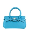 Save My Bag Woman Handbag Azure Size - Peek (polyether - Ether - Ketone), Polyamide, Elastane In Blue