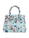 Save My Bag Woman Handbag Turquoise Size - Peek (polyether - Ether - Ketone), Polyester, Elastane In Blue