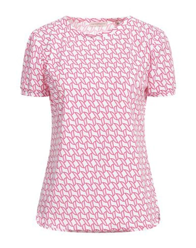 Camicettasnob Woman T-shirt Pink Size 12 Polyamide, Elastane
