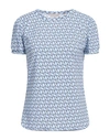 Camicettasnob Woman T-shirt Light Blue Size 10 Polyamide, Elastane