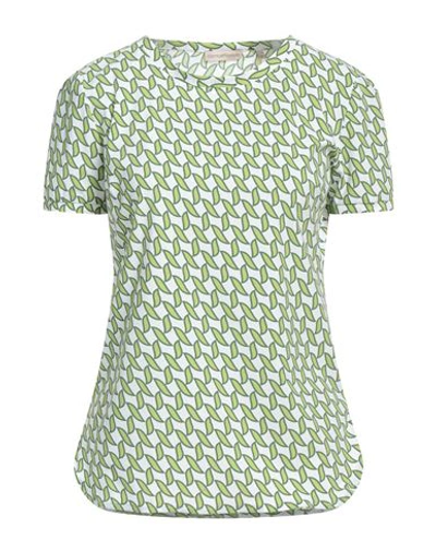 Camicettasnob Woman T-shirt Green Size 10 Polyamide, Elastane