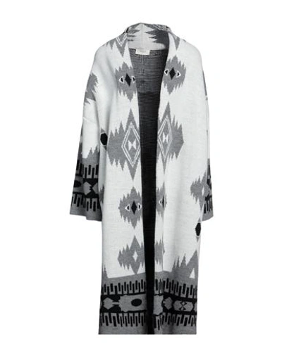 Vicolo Woman Overcoat Light Grey Size Onesize Acrylic, Polyester