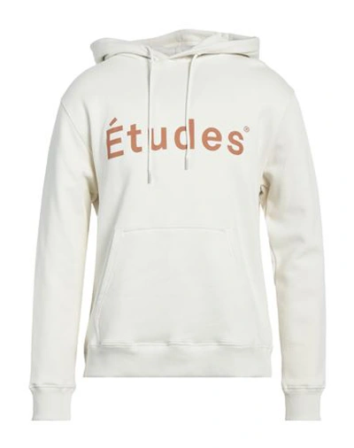 Etudes Studio Études Man Sweatshirt Cream Size M Organic Cotton In White