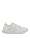 Pomme D'or Woman Sneakers Light Grey Size 12 Soft Leather In Blue