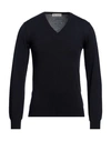 Piacenza Cashmere 1733 Man Sweater Midnight Blue Size 46 Cashmere