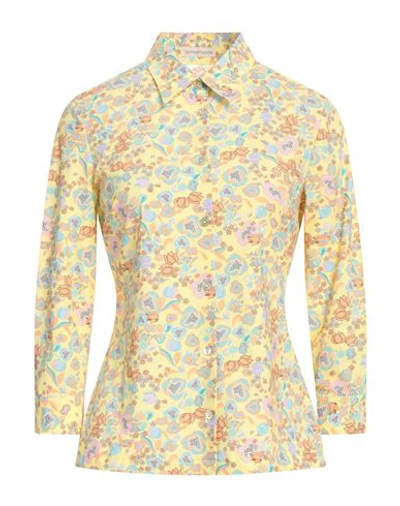 Camicettasnob Woman T-shirt Light Yellow Size 10 Polyamide, Elastane In Yellow