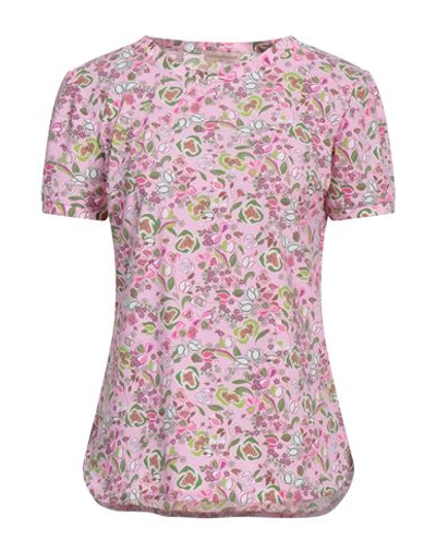 Camicettasnob Woman T-shirt Pink Size 8 Polyamide, Elastane