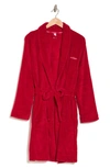 Calvin Klein Plush Robe In Xcn Obsess