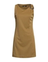 Siste's Woman Mini Dress Military Green Size L Viscose, Polyester, Polyamide, Elastane In Green