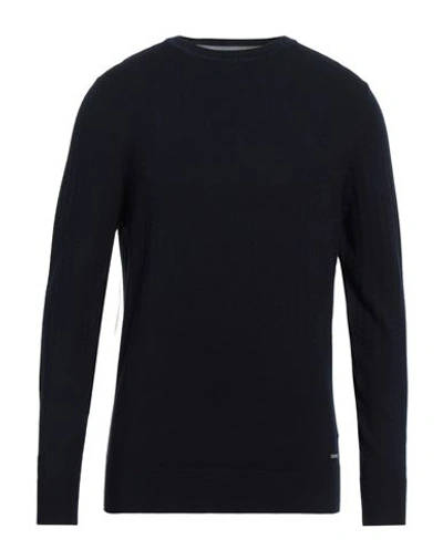 Primo Emporio Man Sweater Midnight Blue Size M Viscose, Nylon