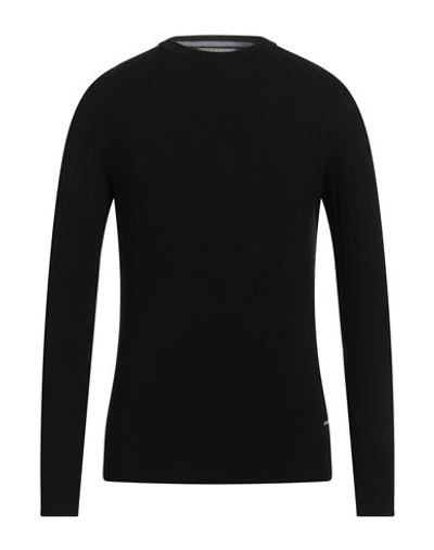 Primo Emporio Man Sweater Black Size Xxl Viscose, Nylon In Black
