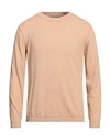 Daniele Fiesoli Man Sweater Grey Size Xxl Organic Cotton, Recycled Polyamide In Beige