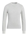 TAILOR CLUB TAILOR CLUB MAN SWEATER LIGHT GREY SIZE 38 POLYAMIDE, WOOL, VISCOSE, CASHMERE