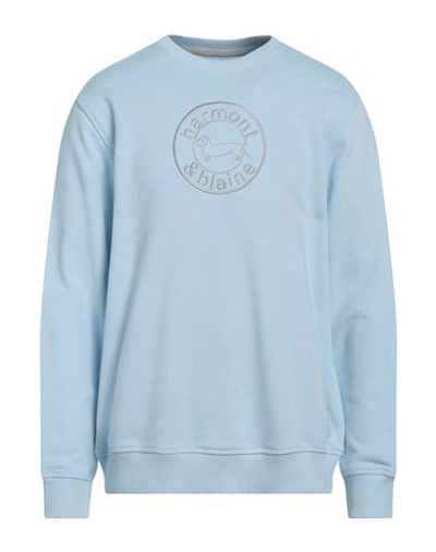 Harmont & Blaine Man Sweatshirt Sky Blue Size L Cotton