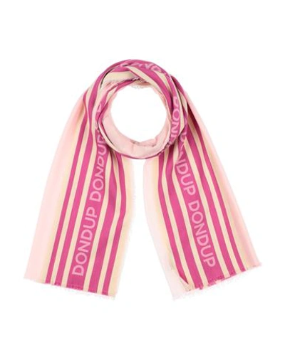 Dondup Woman Scarf Fuchsia Size - Cotton In Pink
