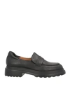 Pomme D'or Woman Loafers Black Size 10 Soft Leather