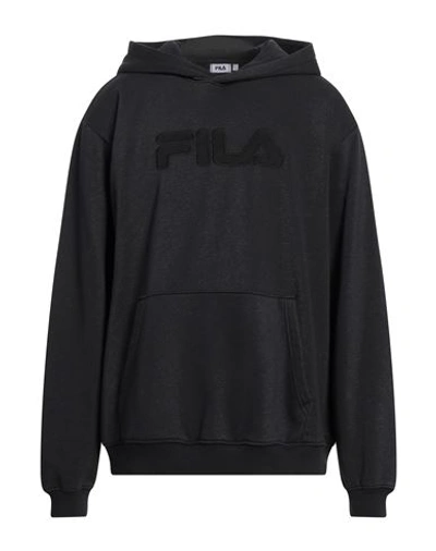 Fila Man Sweatshirt Steel Grey Size L Cotton, Polyester