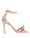 Islo Isabella Lorusso Woman Sandals Blush Size 10 Textile Fibers In Pink
