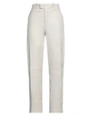 ZADIG & VOLTAIRE ZADIG & VOLTAIRE WOMAN PANTS OFF WHITE SIZE 8 SOFT LEATHER