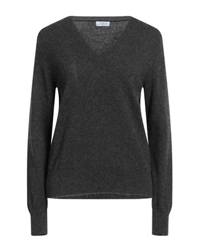 Malo Woman Sweater Steel Grey Size L Cashmere