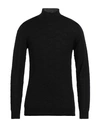 Primo Emporio Man Turtleneck Black Size Xxl Merino Wool