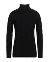 Primo Emporio Man Turtleneck Black Size Xxl Acrylic, Wool