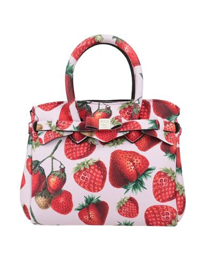 Save My Bag Woman Handbag Pink Size - Peek (polyether - Ether - Ketone), Polyester, Elastane