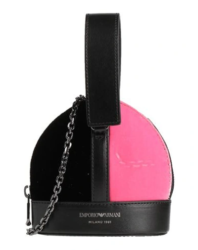 Emporio Armani Woman Handbag Pink Size - Viscose, Cupro, Polyurethane