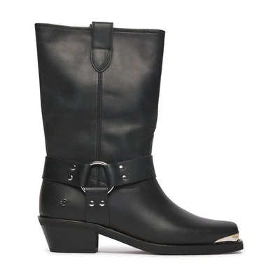 Anine Bing Ryder Boots In Black