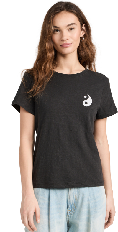 Spiritual Gangster Yin Yang Nola Tee In Vintage Black