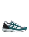 NEW BALANCE NEW BALANCE 991 WOMAN SNEAKERS DEEP JADE SIZE 8 SOFT LEATHER