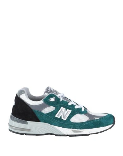 New Balance 991 Woman Sneakers Deep Jade Size 8 Soft Leather In Green