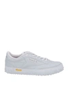 Reebok Man Sneakers Light Grey Size 9 Soft Leather, Textile Fibers In Grey