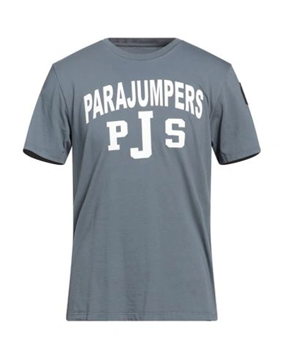 Parajumpers Man T-shirt Grey Size L Cotton