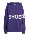 Shoe® Shoe Woman Sweatshirt Purple Size Xl Cotton