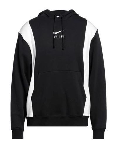 Nike Man Sweatshirt Black Size S Cotton, Polyester