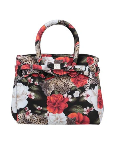 Save My Bag Woman Handbag Black Size - Peek (polyether - Ether - Ketone), Polyester, Elastane