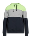 Shoe® Shoe Man Sweatshirt Lime Green Size L Cotton, Elastane In Green