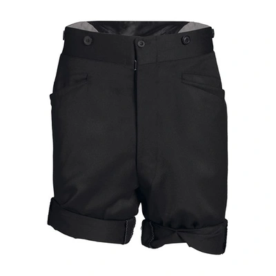 Maison Margiela Anonymity Of The Lining Shorts In Black_and_burgundy