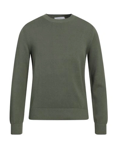 Cruciani Man Sweater Military Green Size 46 Cotton