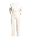 Chiara Boni La Petite Robe Woman Jumpsuit Beige Size 12 Polyamide, Elastane