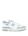 New Balance 550 Woman Sneakers White Size 7 Leather, Textile Fibers In White
