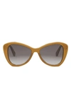 CELINE BUTTERFLY 55MM SUNGLASSES