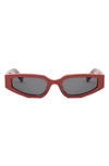 Celine Triomphe Sleek Red Acetate Cat-eye Sunglasses