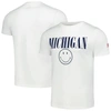 LEAGUE COLLEGIATE WEAR LEAGUE COLLEGIATE WEAR WHITE MICHIGAN WOLVERINES SMILEY ALL AMERICAN T-SHIRT
