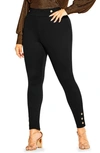 CITY CHIC PARTY FEVER HIGH WAIST SKINNY PANTS
