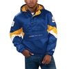 Starter Royal Chase Elliott Home Team Satin Half-zip Hoodie In Royal