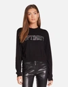 Lauren Moshi Spalding Crystal Optimist In Black