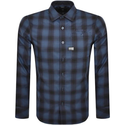 G-star G Star Raw Bristum 2.0 Long Sleeve Shirt Blue