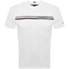 Tommy Hilfiger Monotype Chest Stripe T Shirt White